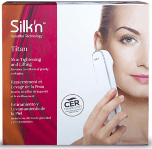 The Silk'n Titan is an anti-aging device that works with harmonized energy technology to reduce wrinkles and lift facial contours. Designed to be used on all areas of the face and neck, this revolutionary technology repairs collagen and elastin fibers from the inside out.* Titan technology delivers energy to precise areas beneath the skin to activate your body’s natural restoration process. Titan tightens skin.*